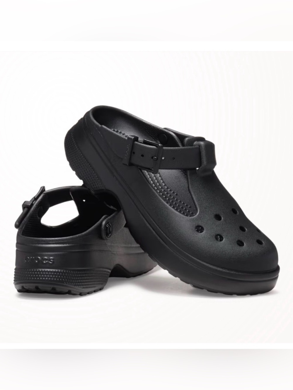 CROCS Black Mary Jane’s